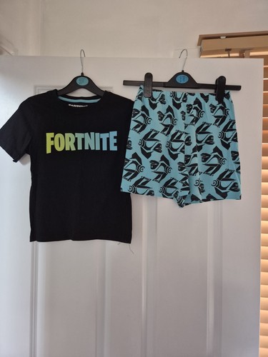Boys fortnite short pyjamas - boys,