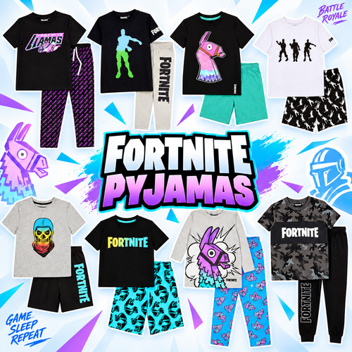 Licensed kids fortnite pyjamas - kids,