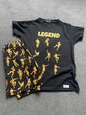 Boys Black Fortnite Short